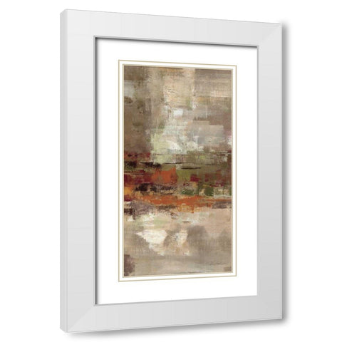 Landing Panel II White Modern Wood Framed Art Print with Double Matting by Vassileva, Silvia