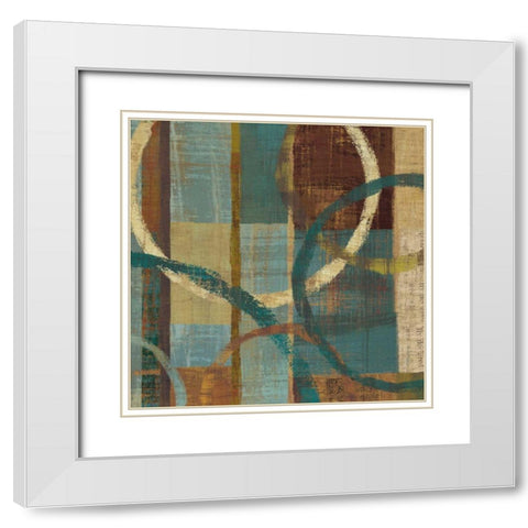 Tranquility II White Modern Wood Framed Art Print with Double Matting by Mullan, Michael