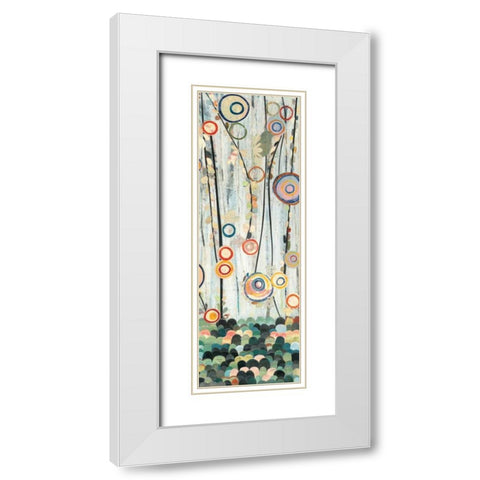 Blooming Meadow II White Modern Wood Framed Art Print with Double Matting by Boggs, Candra
