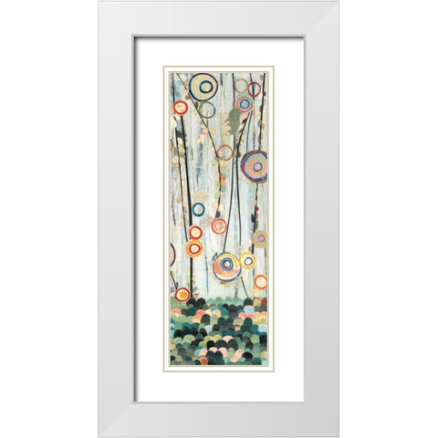Blooming Meadow II White Modern Wood Framed Art Print with Double Matting by Boggs, Candra