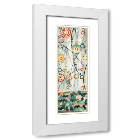 Blooming Meadow III White Modern Wood Framed Art Print with Double Matting by Boggs, Candra