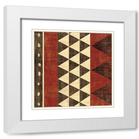Patterns of the Savanna I White Modern Wood Framed Art Print with Double Matting by Hershey, Moira