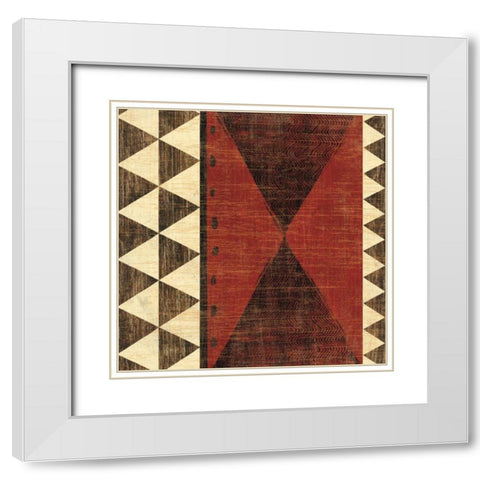 Patterns of the Savanna II White Modern Wood Framed Art Print with Double Matting by Hershey, Moira