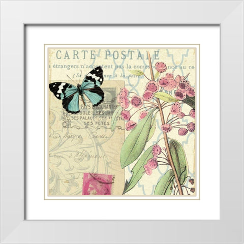 Memories II White Modern Wood Framed Art Print with Double Matting by Pelletier, Alain