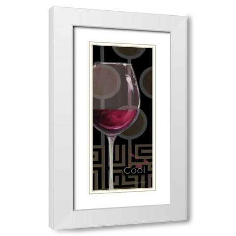 Cool White Modern Wood Framed Art Print with Double Matting by Audit, Lisa