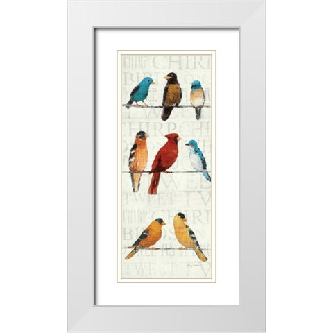 The Usual Suspects Panel II White Modern Wood Framed Art Print with Double Matting by Tillmon, Avery