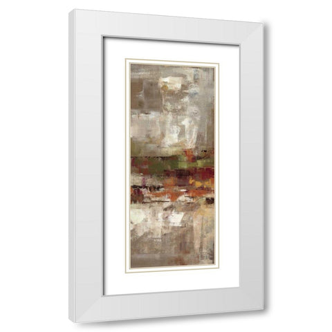Landing Panel I White Modern Wood Framed Art Print with Double Matting by Vassileva, Silvia