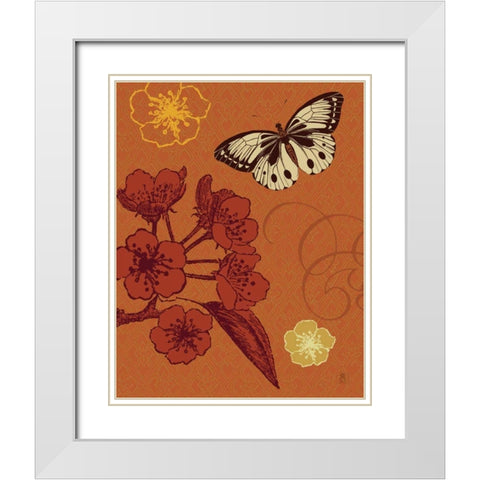 Orchard Seeker White Modern Wood Framed Art Print with Double Matting by Studio Mousseau