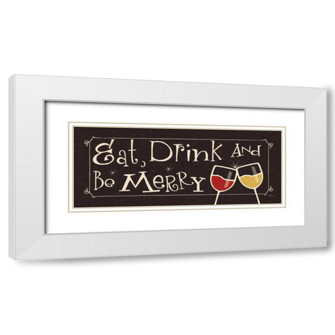 Group Therapy I White Modern Wood Framed Art Print with Double Matting by Pela Studio