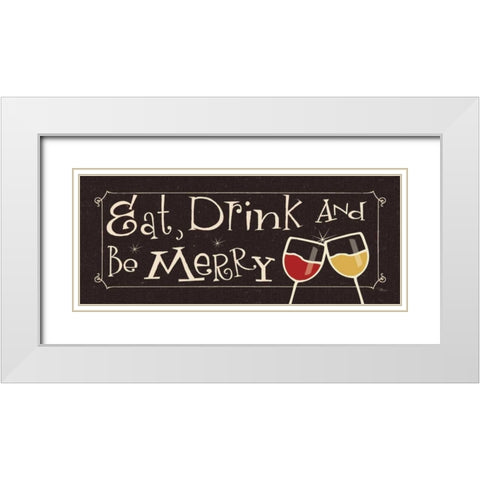 Group Therapy I White Modern Wood Framed Art Print with Double Matting by Pela Studio