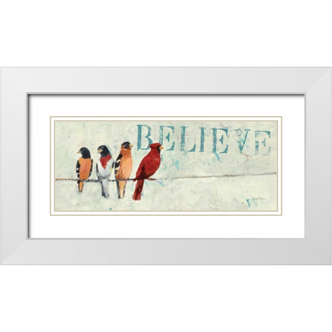 The Usual Suspects Panel I - Hope White Modern Wood Framed Art Print with Double Matting by Tillmon, Avery