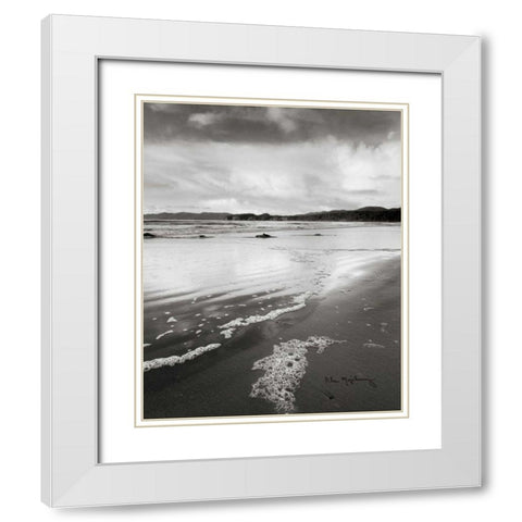 Shi Shi Beach - Low Tide II White Modern Wood Framed Art Print with Double Matting by Audit, Lisa
