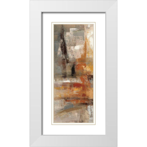 Mojave Road Panel I White Modern Wood Framed Art Print with Double Matting by Vassileva, Silvia