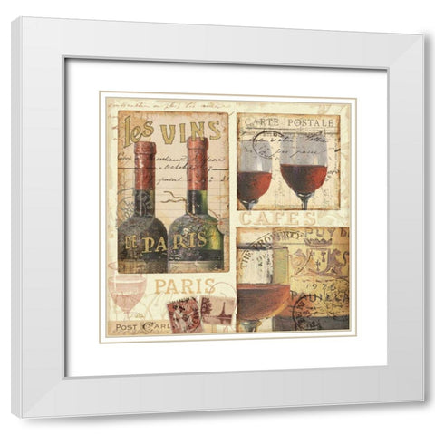 French Cellar I White Modern Wood Framed Art Print with Double Matting by Pela