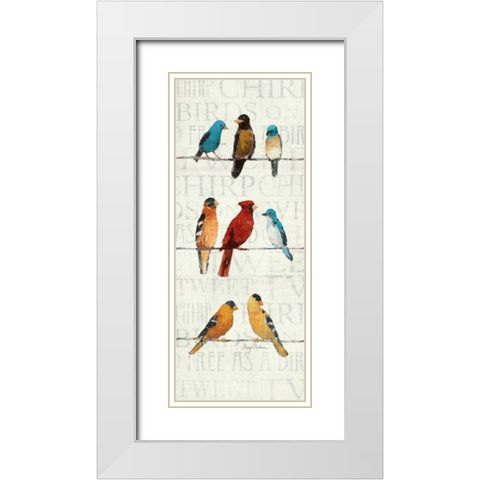 The Usual Suspects Panel II White Modern Wood Framed Art Print with Double Matting by Tillmon, Avery