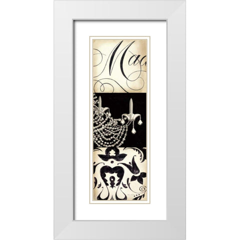 Fifth and Madison IV White Modern Wood Framed Art Print with Double Matting by Fabiano, Marco