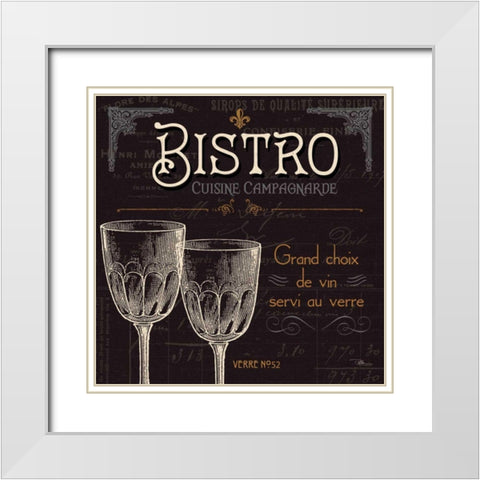 Flavors of France VI White Modern Wood Framed Art Print with Double Matting by Pela Studio