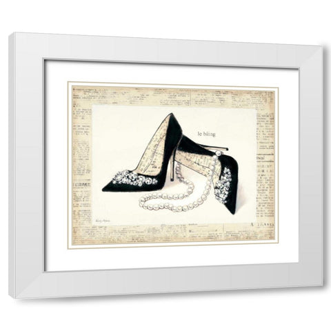From Emilys Closet IV White Modern Wood Framed Art Print with Double Matting by Adams, Emily