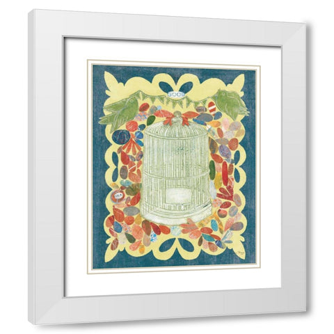 Im Home I White Modern Wood Framed Art Print with Double Matting by Boggs, Candra