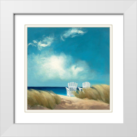 A Perfect Day White Modern Wood Framed Art Print with Double Matting by Purinton, Julia