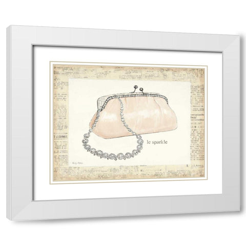 From Emilys Closet II White Modern Wood Framed Art Print with Double Matting by Adams, Emily