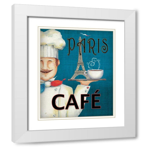 Worlds Best Chef II White Modern Wood Framed Art Print with Double Matting by Brissonnet, Daphne