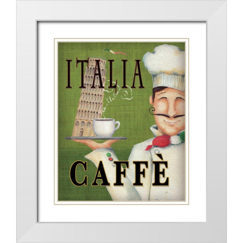 Worlds Best Chef IV White Modern Wood Framed Art Print with Double Matting by Brissonnet, Daphne