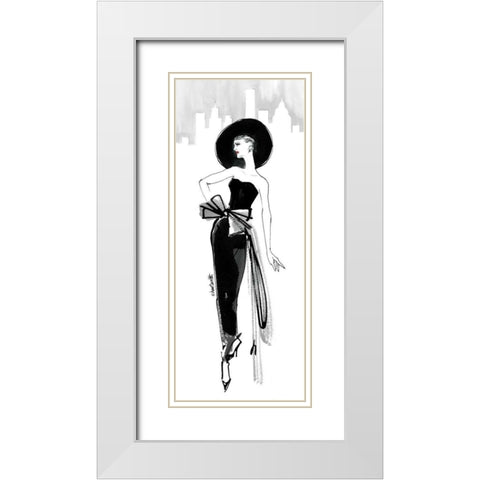 Fifties Fashion IV with Red White Modern Wood Framed Art Print with Double Matting by Tavoletti, Anne