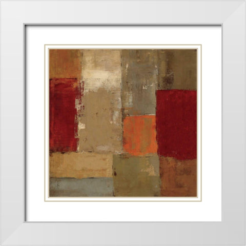 African Moment II White Modern Wood Framed Art Print with Double Matting by Vassileva, Silvia