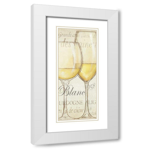 Les Blancs White Modern Wood Framed Art Print with Double Matting by Brissonnet, Daphne