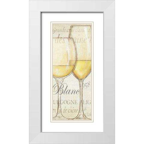 Les Blancs White Modern Wood Framed Art Print with Double Matting by Brissonnet, Daphne