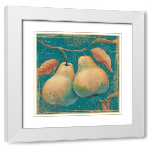 Lovely Fruits I White Modern Wood Framed Art Print with Double Matting by Brissonnet, Daphne