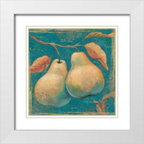 Lovely Fruits I White Modern Wood Framed Art Print with Double Matting by Brissonnet, Daphne