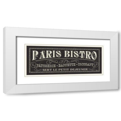 Lunchtime I White Modern Wood Framed Art Print with Double Matting by Pela Studio