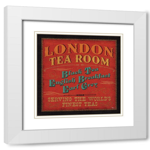 Lunchtime in Color II White Modern Wood Framed Art Print with Double Matting by Pela Studio