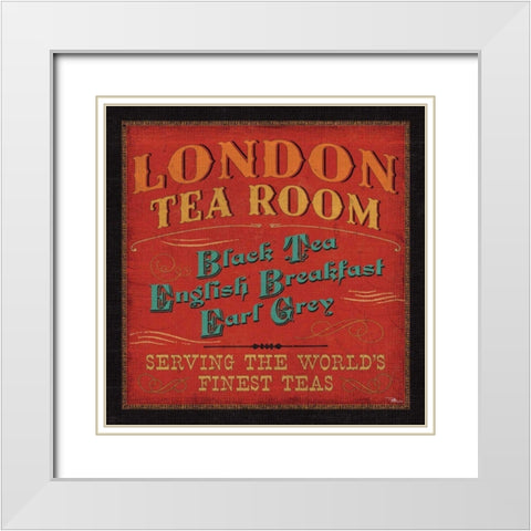 Lunchtime in Color II White Modern Wood Framed Art Print with Double Matting by Pela Studio
