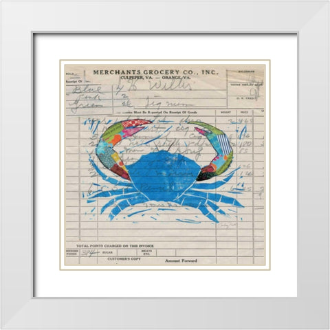 Fresh from the Sea I White Modern Wood Framed Art Print with Double Matting by Prahl, Courtney