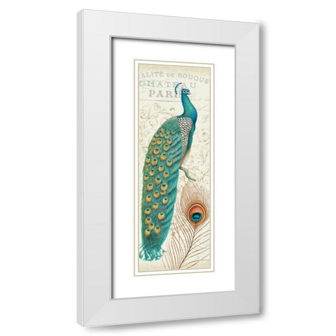 Majestic Beauty I White Modern Wood Framed Art Print with Double Matting by Brissonnet, Daphne