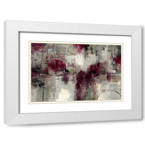 Stone Gardens White Modern Wood Framed Art Print with Double Matting by Vassileva, Silvia