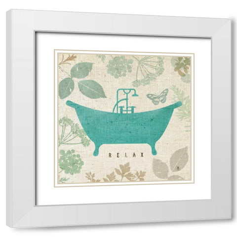 Forest Bath II White Modern Wood Framed Art Print with Double Matting by Studio Mousseau