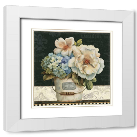 French Vases I White Modern Wood Framed Art Print with Double Matting by Audit, Lisa