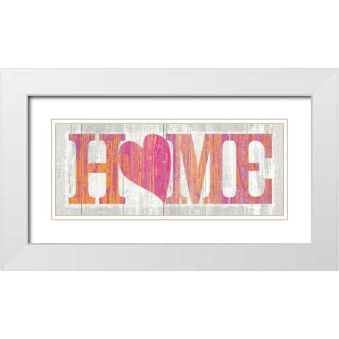 Driftwood Home White Modern Wood Framed Art Print with Double Matting by Schlabach, Sue