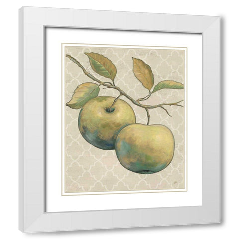 Lovely Fruits II Neutral Crop White Modern Wood Framed Art Print with Double Matting by Brissonnet, Daphne
