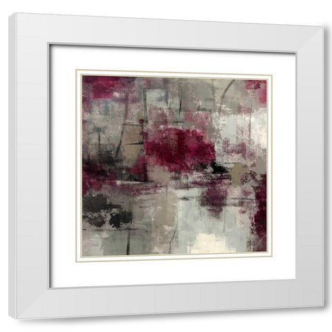 Stone Gardens III White Modern Wood Framed Art Print with Double Matting by Vassileva, Silvia