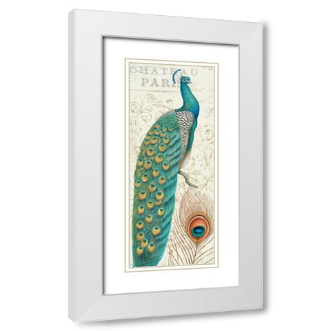 Majestic Beauty I White Modern Wood Framed Art Print with Double Matting by Brissonnet, Daphne