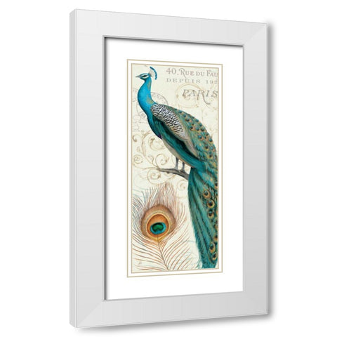 Majestic Beauty II White Modern Wood Framed Art Print with Double Matting by Brissonnet, Daphne
