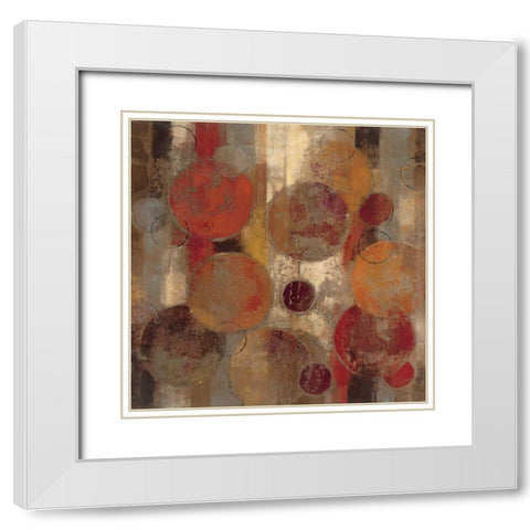 Oriental Bazaar I White Modern Wood Framed Art Print with Double Matting by Vassileva, Silvia