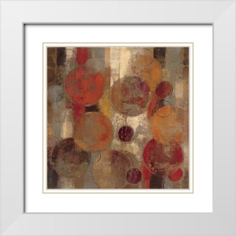 Oriental Bazaar I White Modern Wood Framed Art Print with Double Matting by Vassileva, Silvia