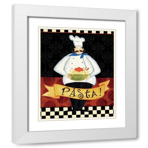 Bon Appetit I White Modern Wood Framed Art Print with Double Matting by Charron, Veronique