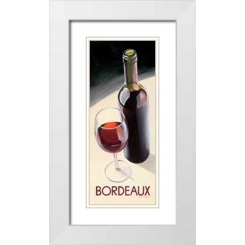 Bordeaux White Modern Wood Framed Art Print with Double Matting by Fabiano, Marco